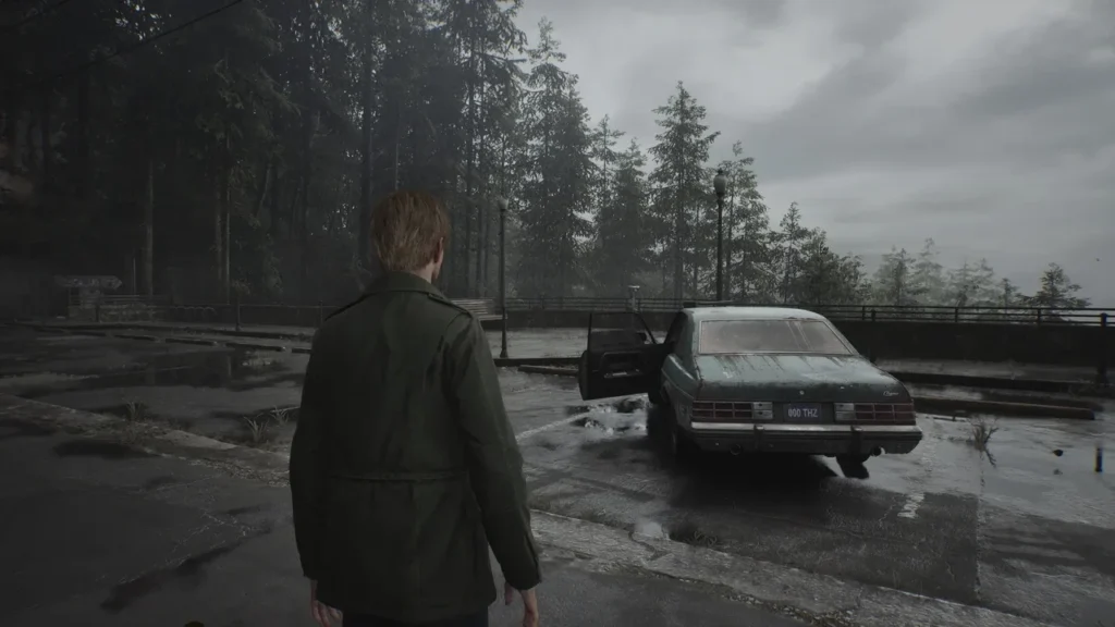 Silent Hill 2 Remake bridge image with car