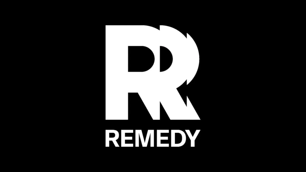 Remedy Entertainment logo on a black background.